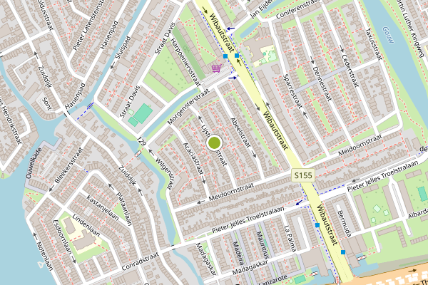 Ambulance-melding op Lijsterbesstraat, Zaandam op 26 juni, kaart-overzicht