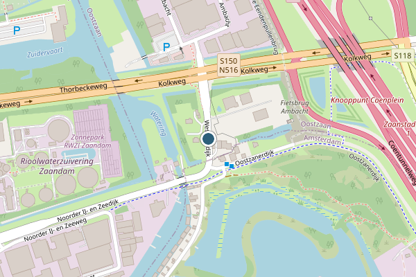 Politie-melding op Westkolkdijk, Oostzaan op 26 juni, kaart-overzicht