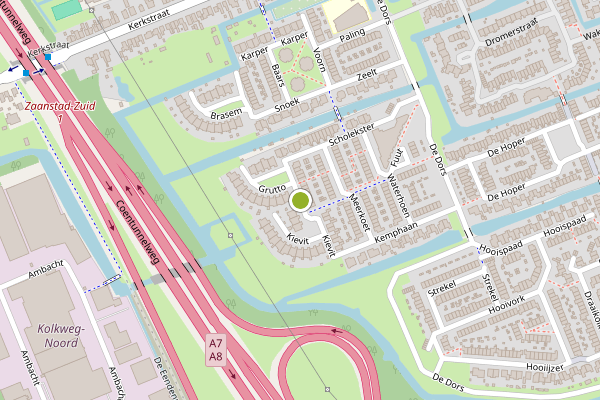Ambulance-melding op Grutto, Oostzaan op 26 juni, kaart-overzicht