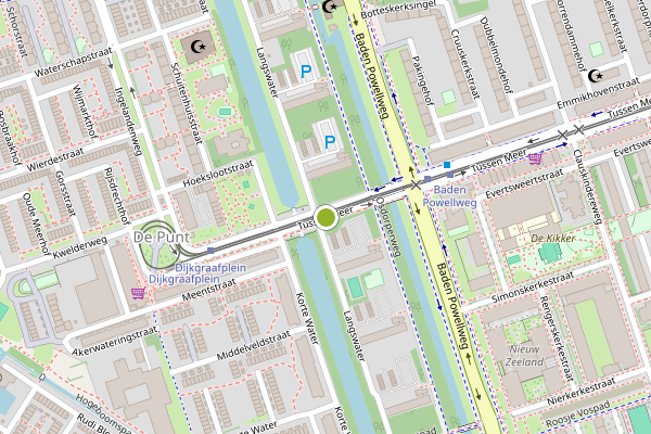 Ambulance-melding op Tussen Meer, Amsterdam op 26 juni, kaart-overzicht
