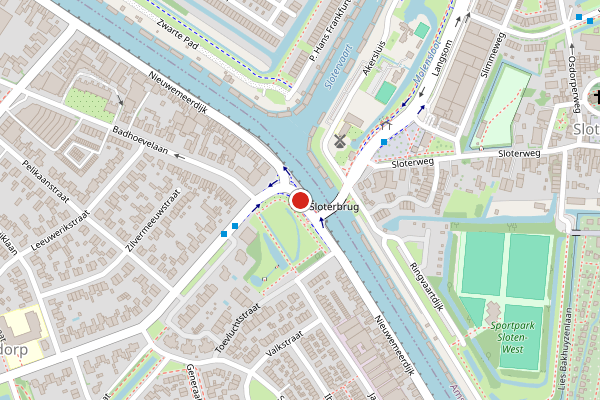 Brandweer-melding op Nieuwemeerdijk, Badhoevedorp op 26 juni, kaart-overzicht
