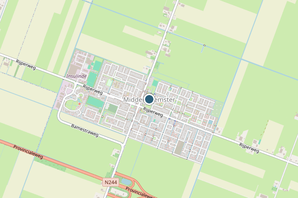 Politie-melding op A7 Li, Middenbeemster op 26 juni, kaart-overzicht