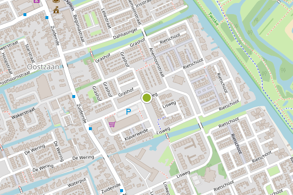 Ambulance-melding op Lisweg, Oostzaan op 26 juni, kaart-overzicht