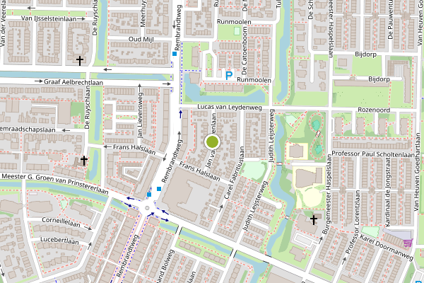 Ambulance-melding op Jan van Goyenlaan, Amstelveen op 27 juni, kaart-overzicht