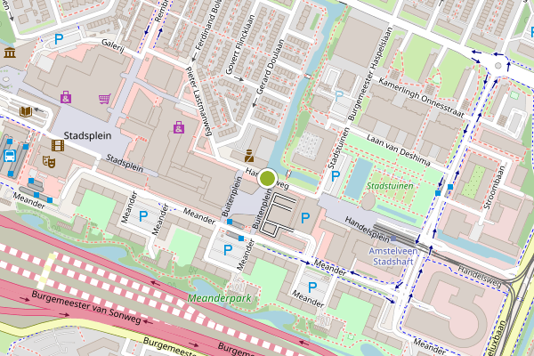 Ambulance-melding op Handelsweg, Amstelveen op 27 juni, kaart-overzicht