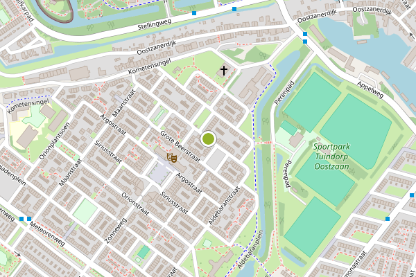 Ambulance-melding op Kleine Beerstraat, Amsterdam op 27 juni, kaart-overzicht