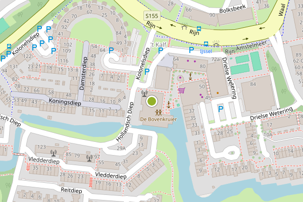 Ambulance-melding op Drielse Wetering, Zaandam op 27 juni, kaart-overzicht