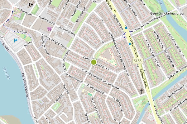 Ambulance-melding op Pieter Pauwstraat, Zaandam op 27 juni, kaart-overzicht