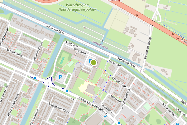 Ambulance-melding op Coudenhoveflat, Uithoorn op 27 juni, kaart-overzicht